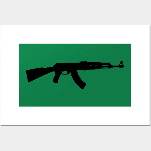 Ak 47 Wall Art by GreenGuyTeesStore